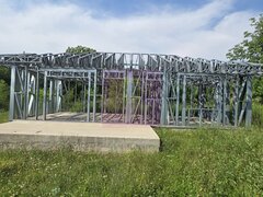 Casa pe structura metalica si teren de 757 mp de vanzare in Brebu